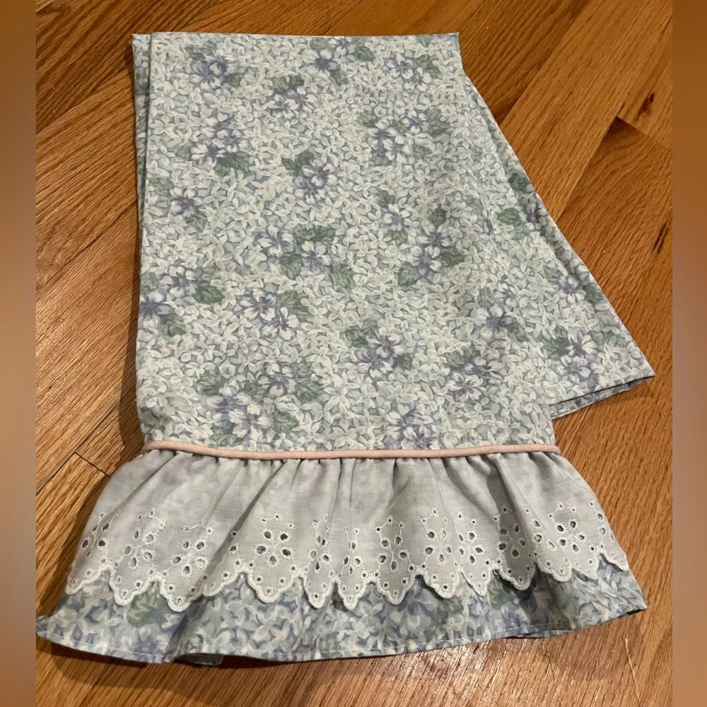 Vintage Jessica McClintock Ruffled Pillow Sham